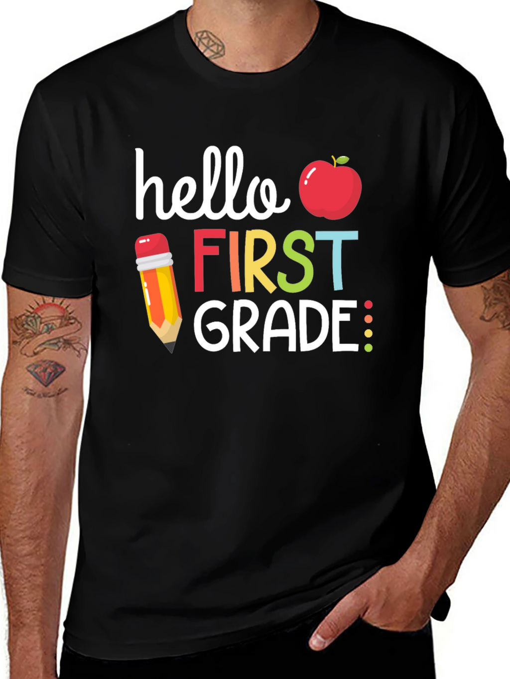 Hello First Grade Teacher T-Shirt