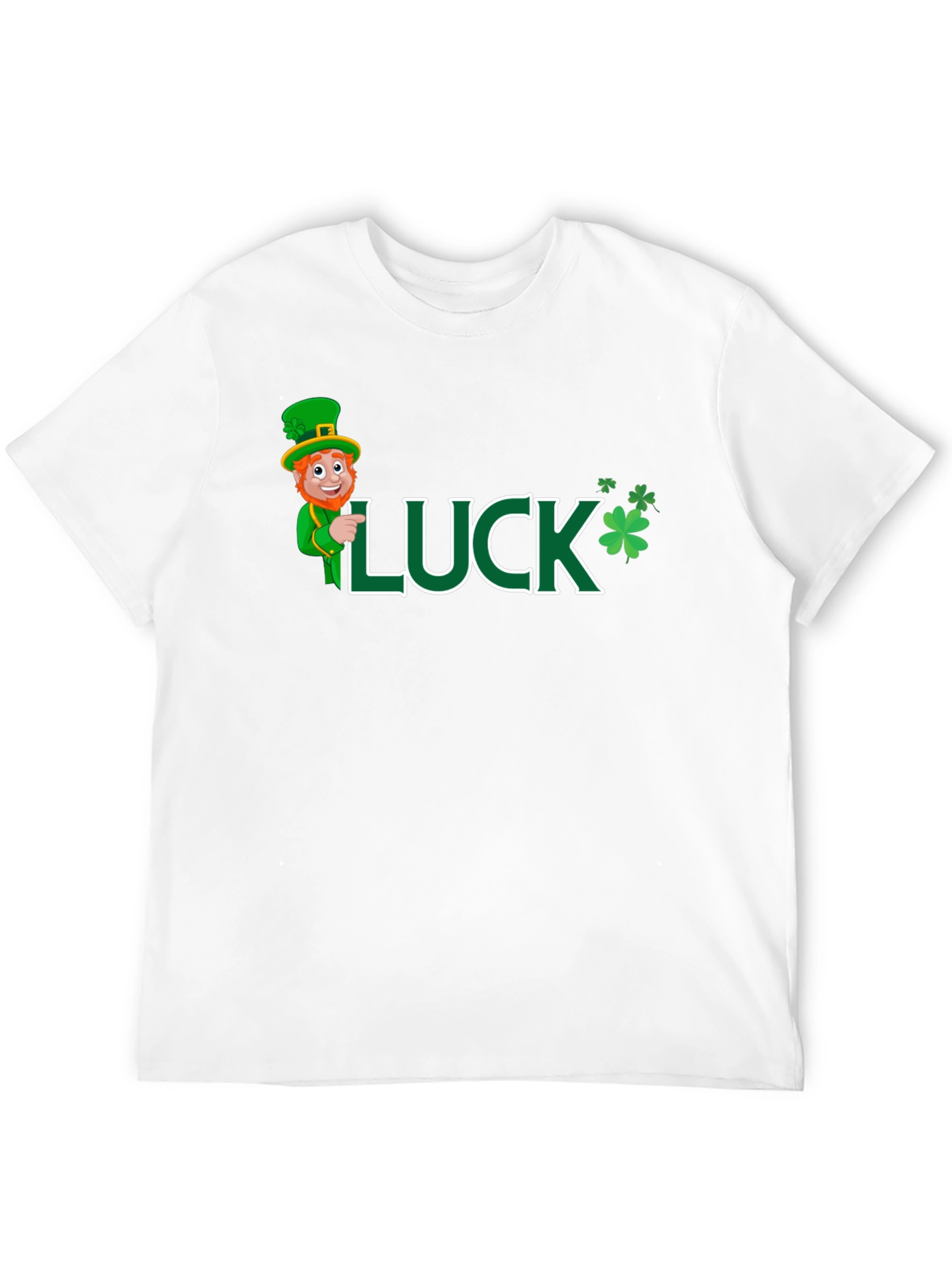 Lucky St. Patricks Day Black T-Shirt