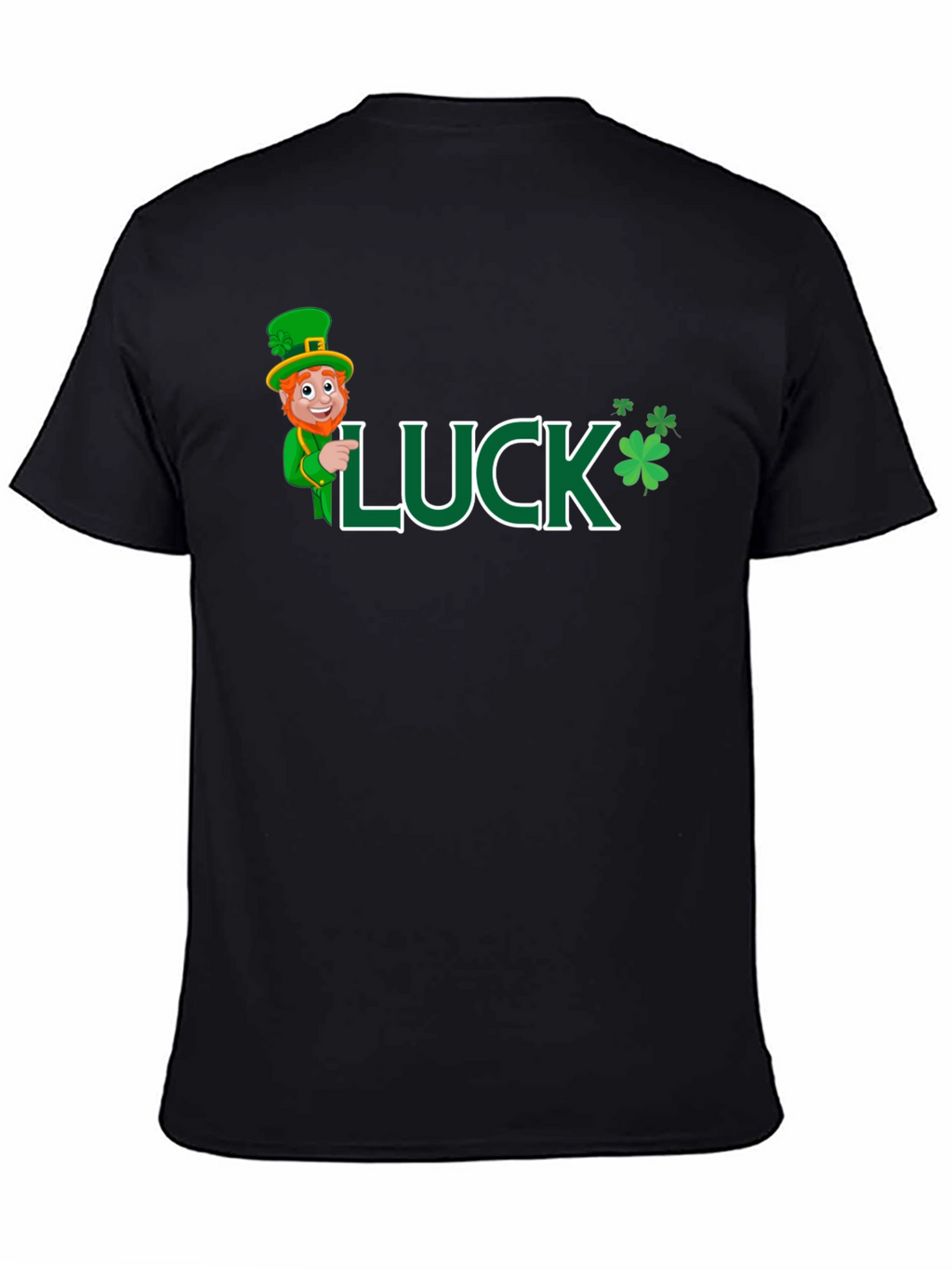 Lucky St. Patricks Day Black T-Shirt