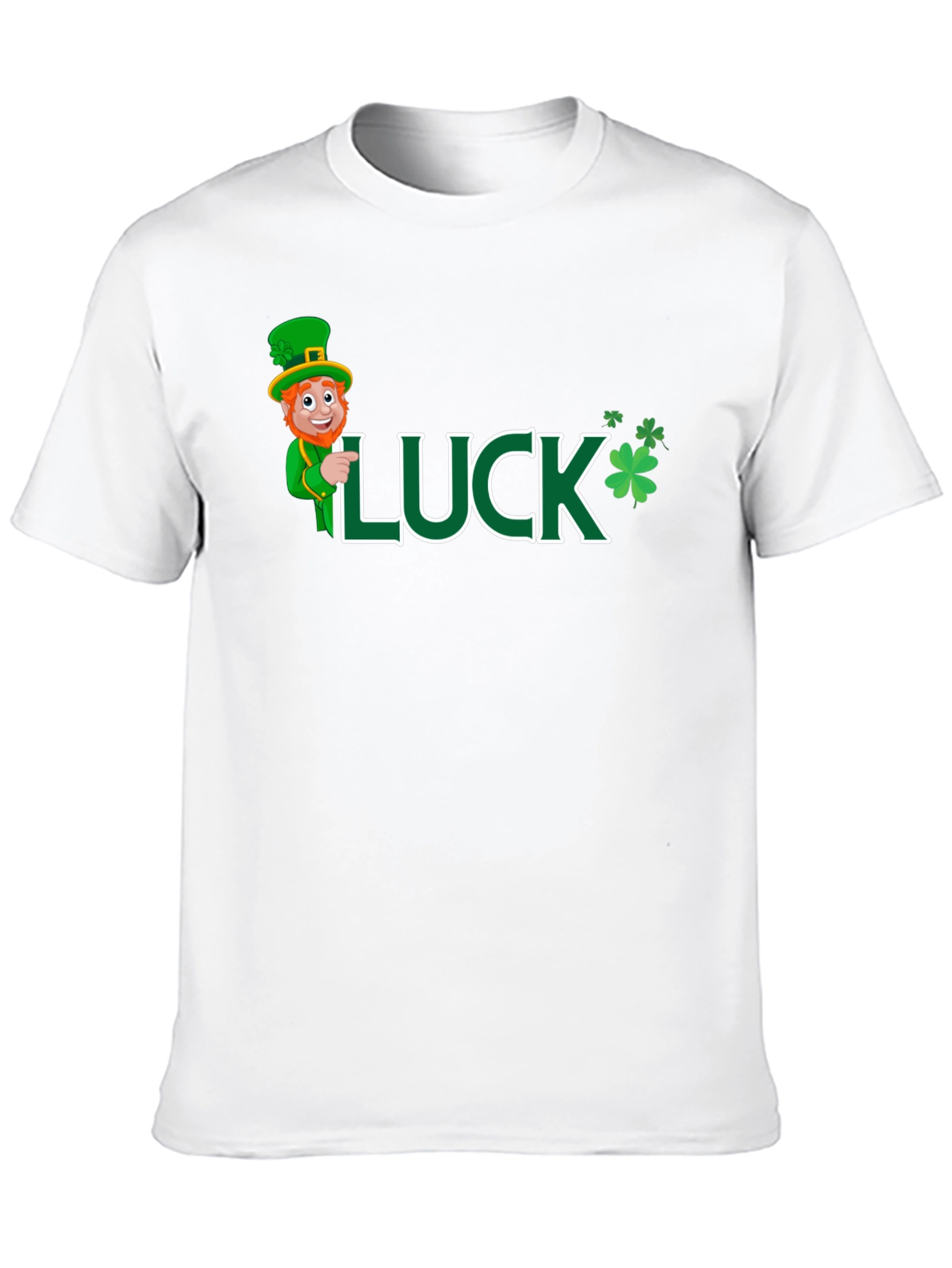 Lucky St. Patricks Day Black T-Shirt