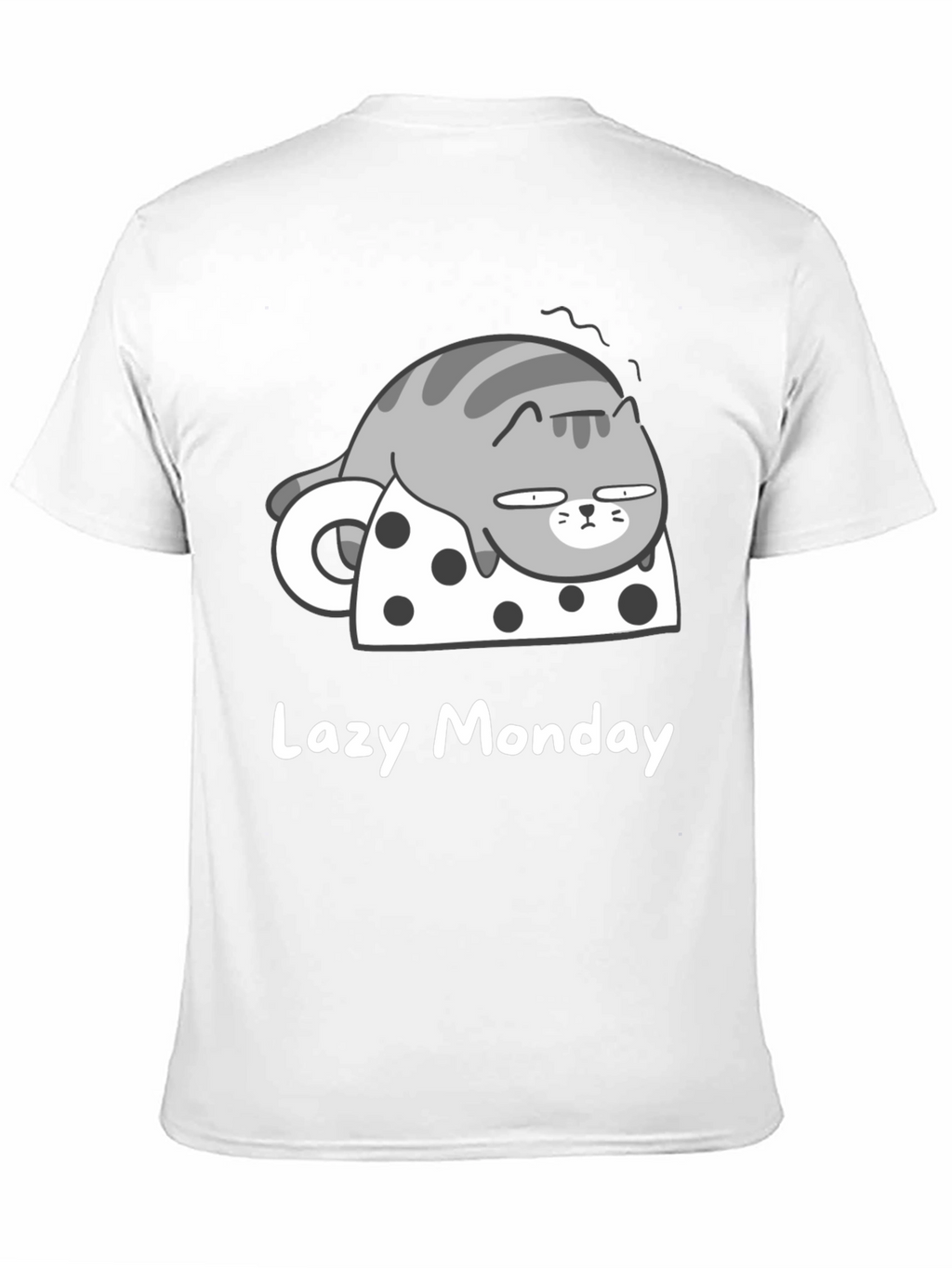 Lazy Monday Cat T-Shirt - Relaxed Fit