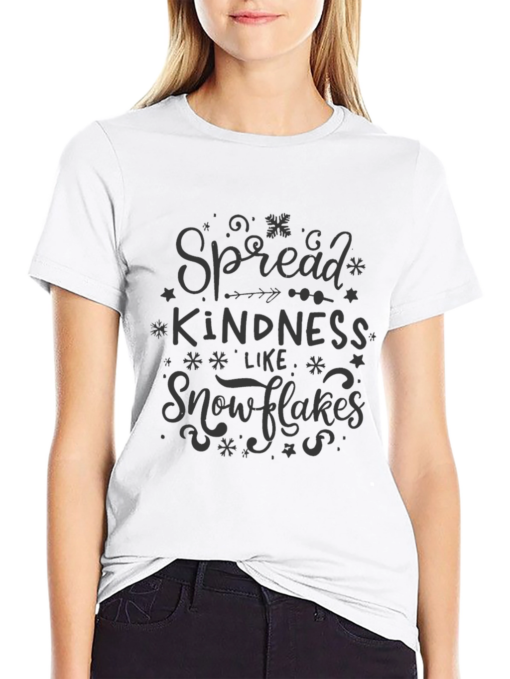Spread Kindness Like Snowflakes Graphic Tee