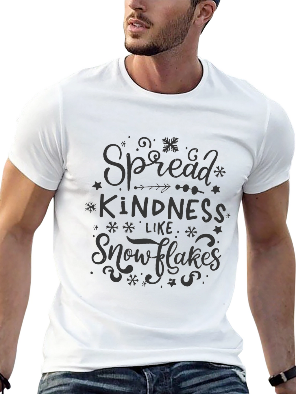 Spread Kindness Like Snowflakes Graphic Tee