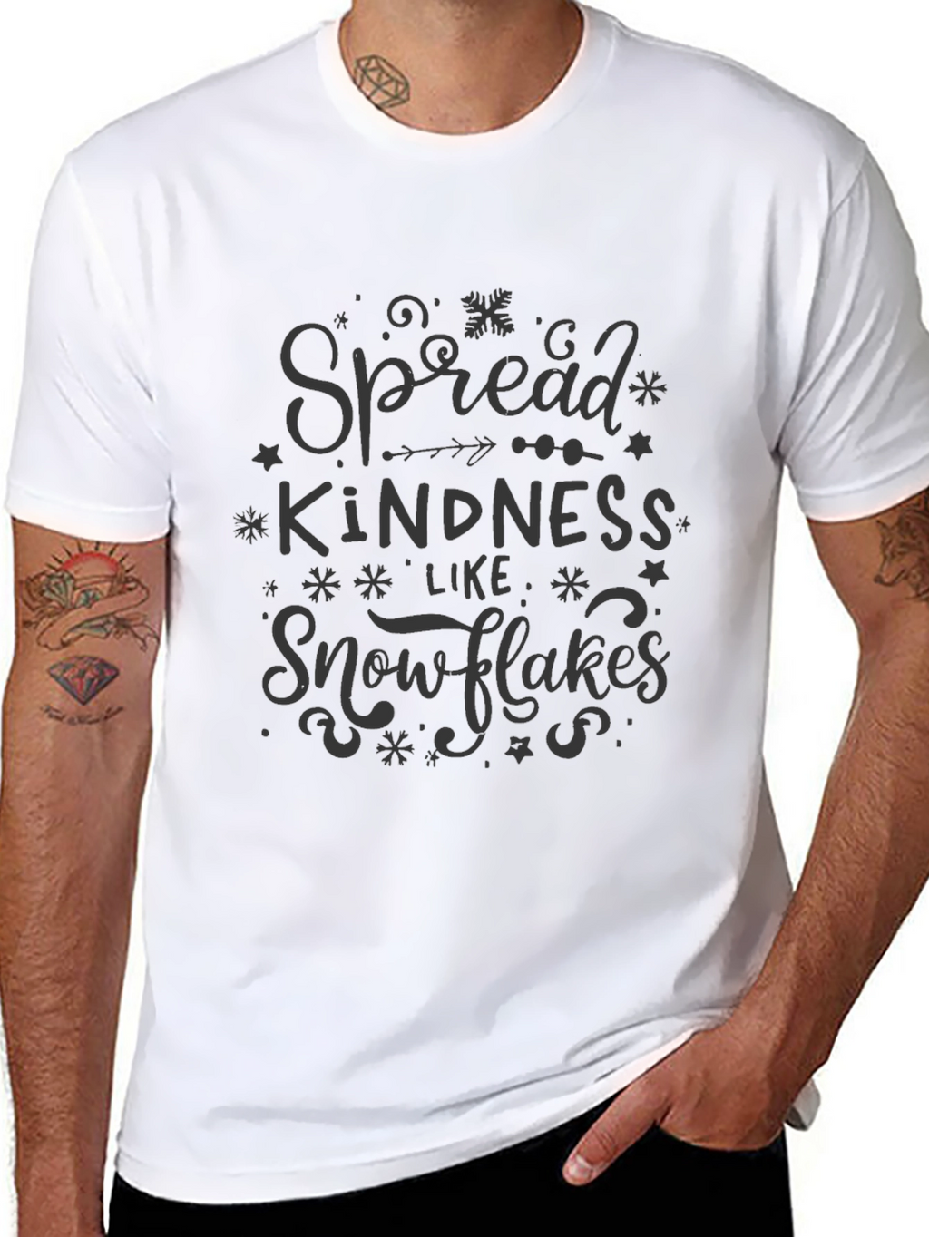 Spread Kindness Like Snowflakes Graphic Tee