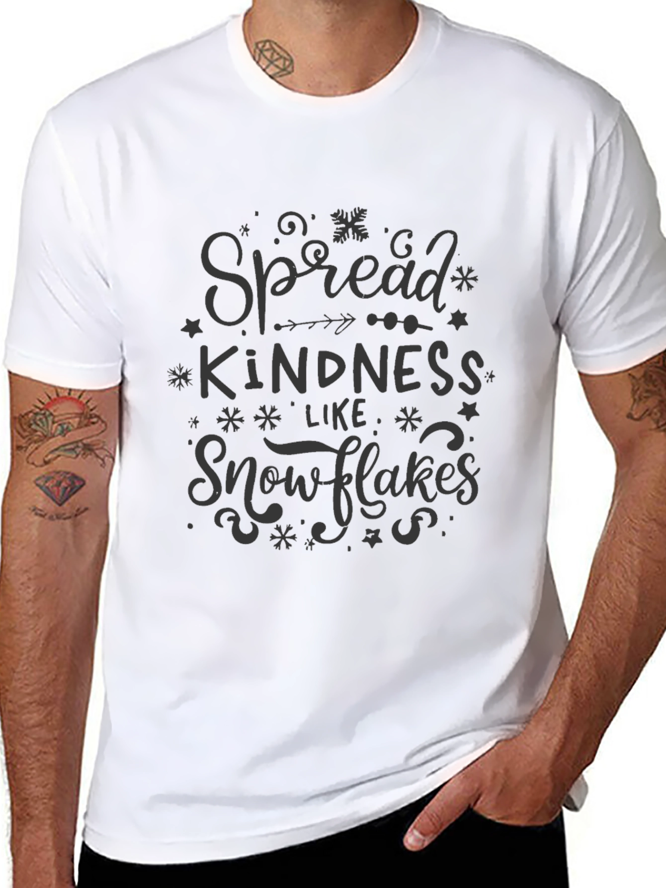 Spread Kindness Like Snowflakes Graphic Tee