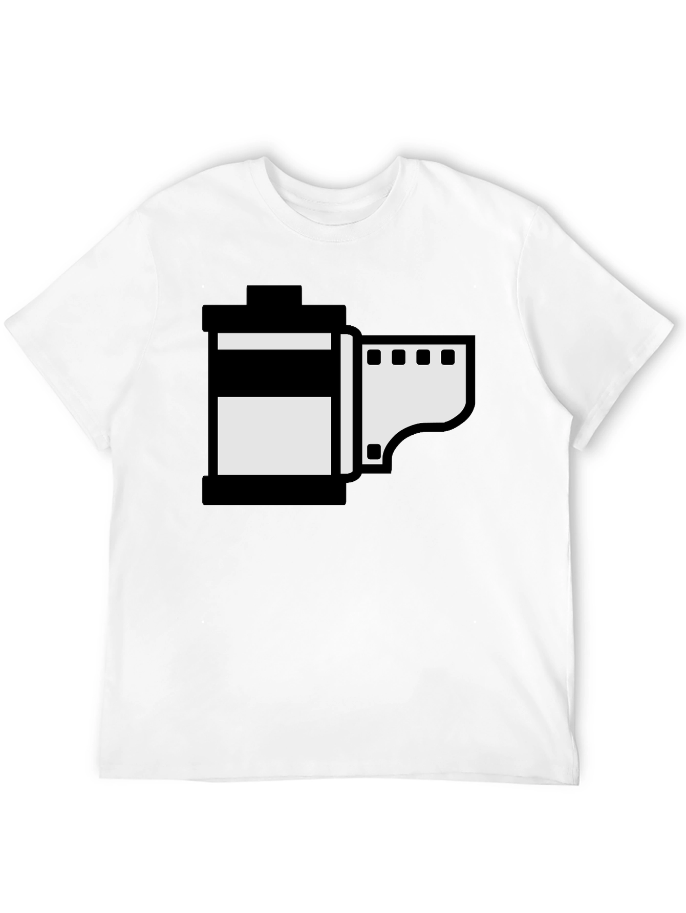 Retro Film Roll Graphic T-Shirt