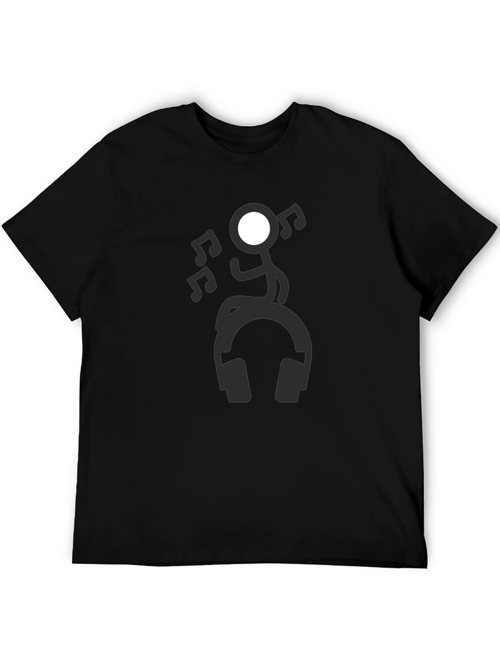 Stick Figure Music Lover Tee