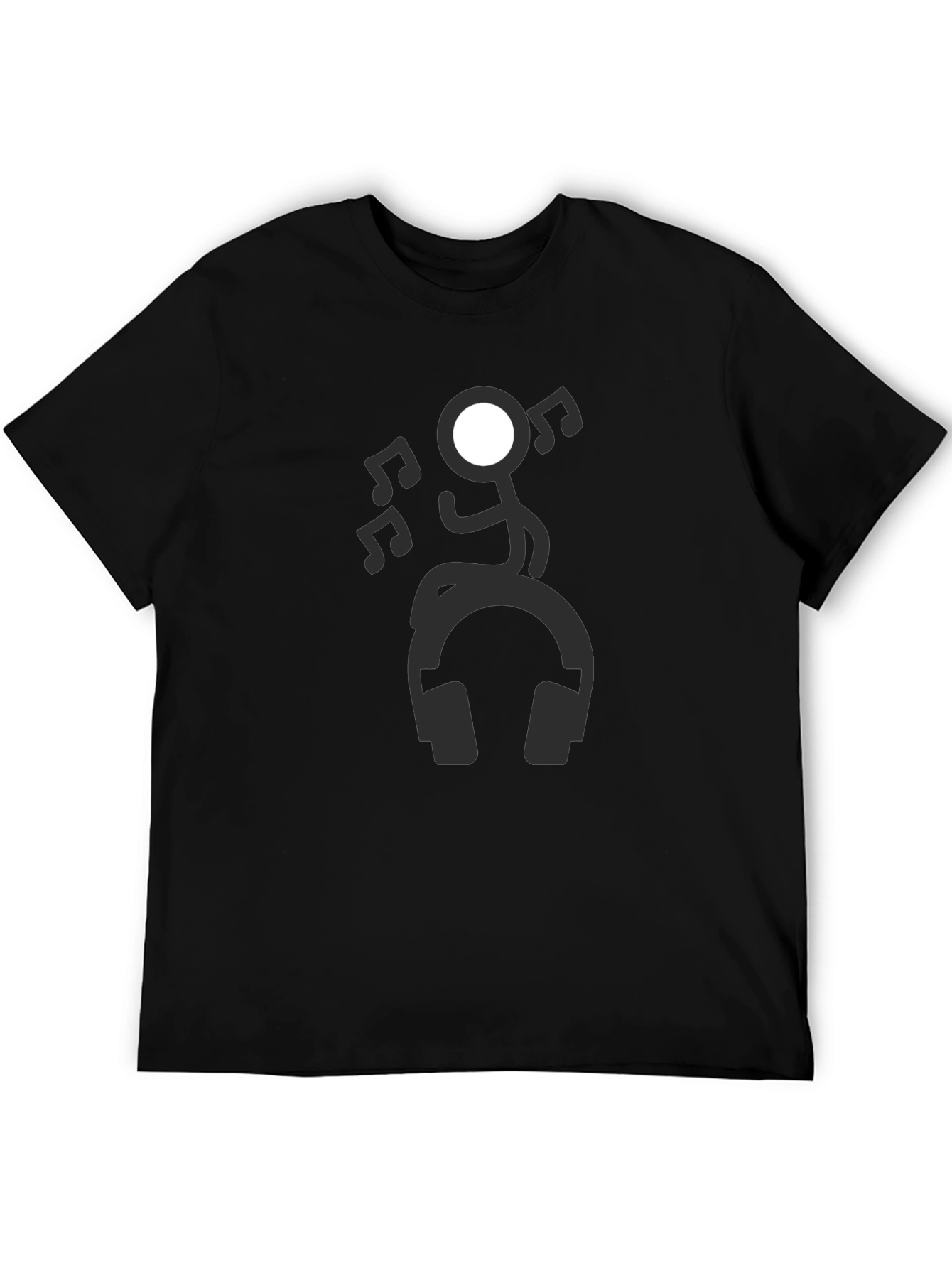 Stick Figure Music Lover Tee