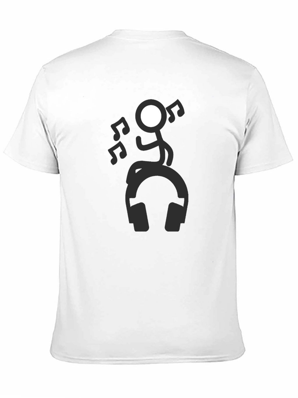 Stick Figure Music Lover Tee