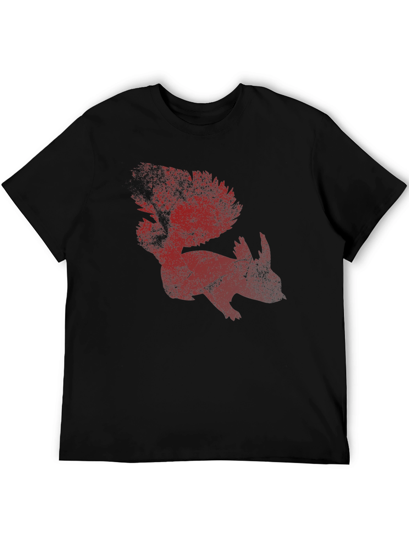 Red Squirrel Graphic T-Shirt - Mens Casual Tee
