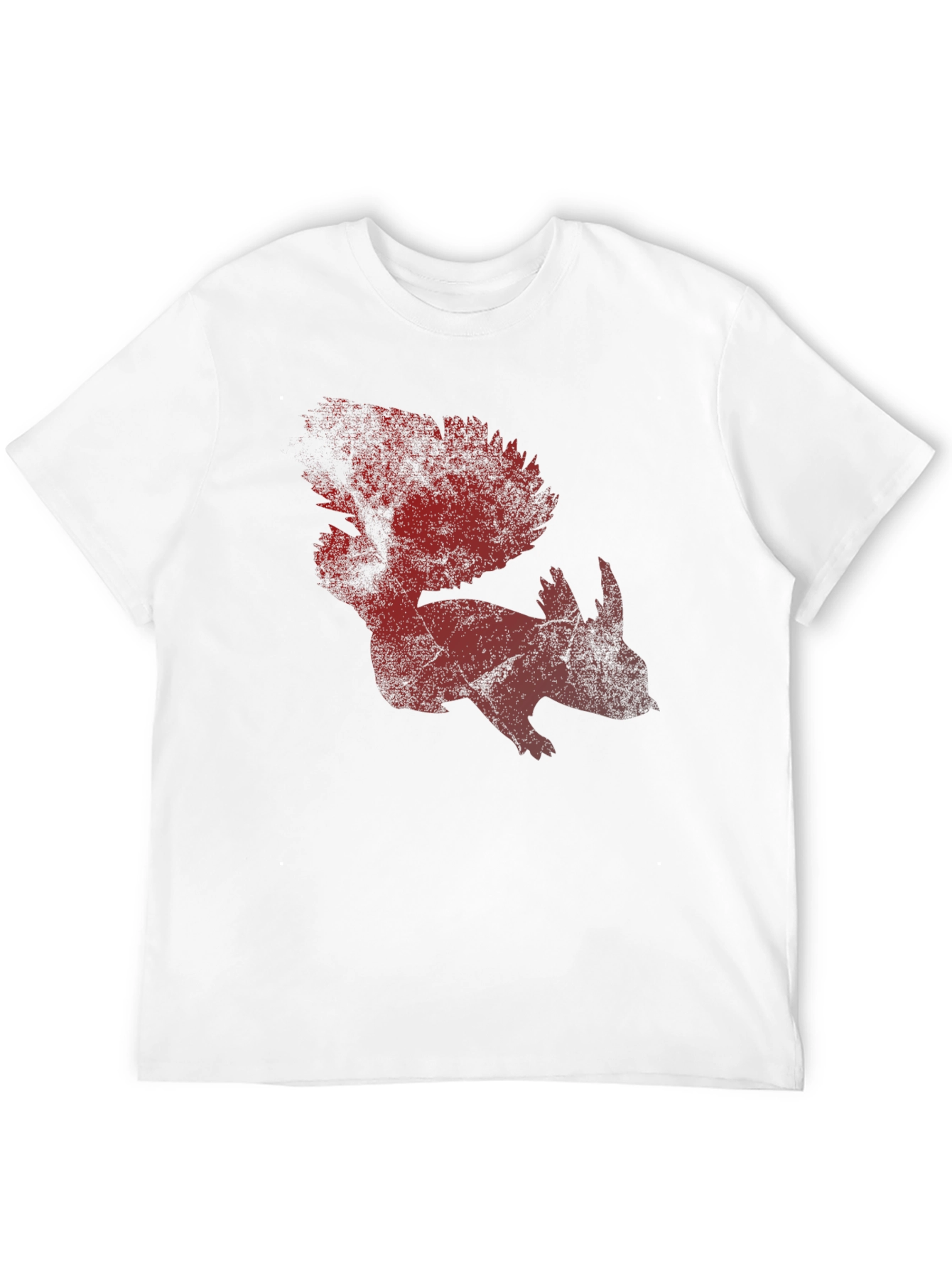 Red Squirrel Graphic T-Shirt - Mens Casual Tee