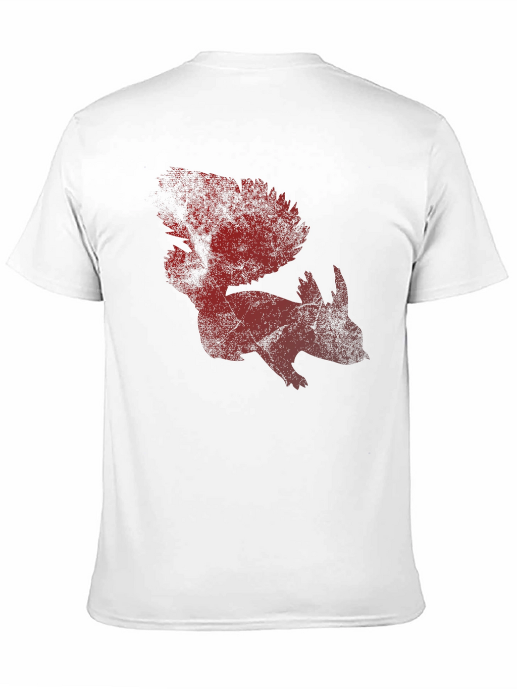 Red Squirrel Graphic T-Shirt - Mens Casual Tee