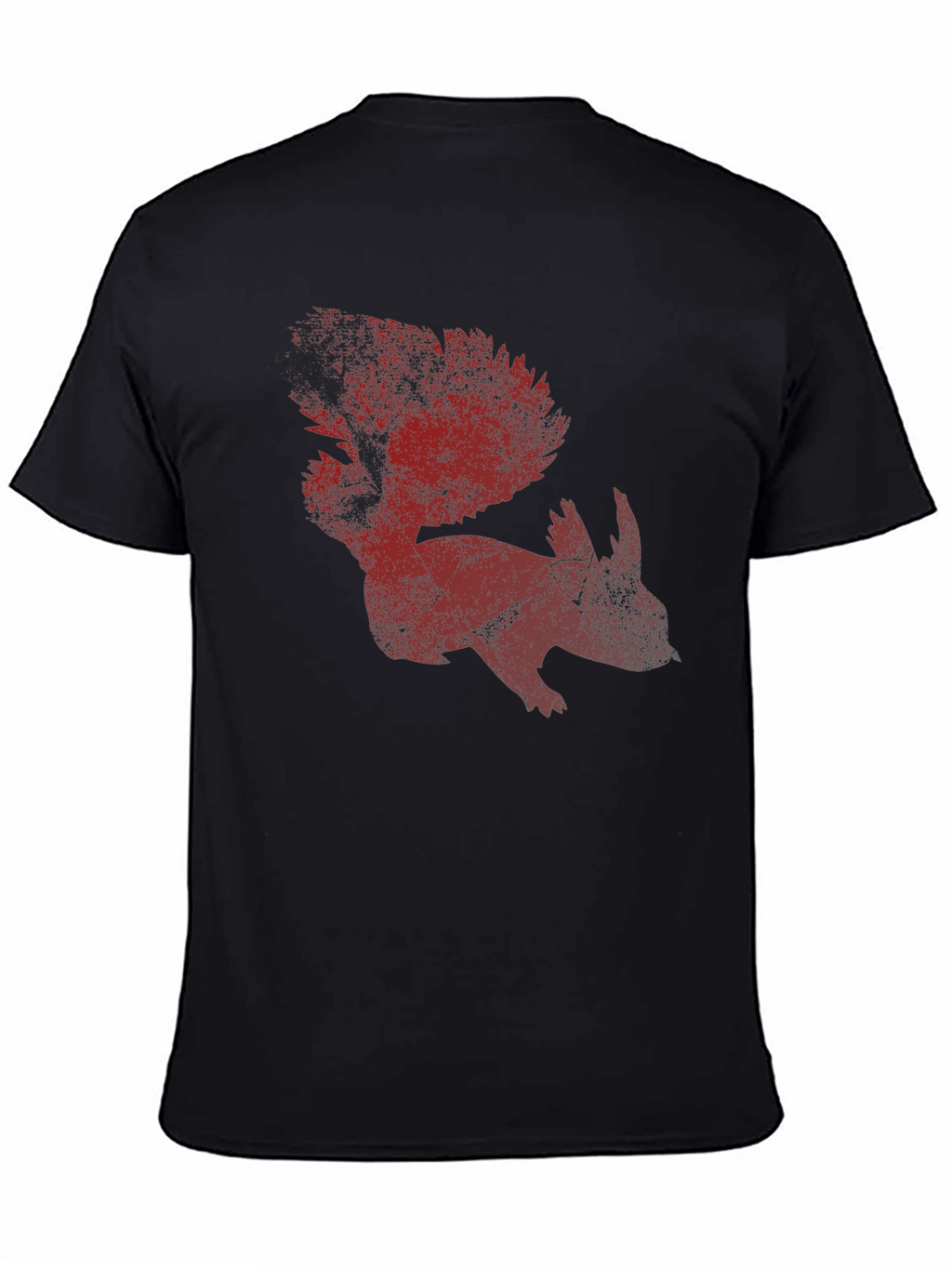 Red Squirrel Graphic T-Shirt - Mens Casual Tee