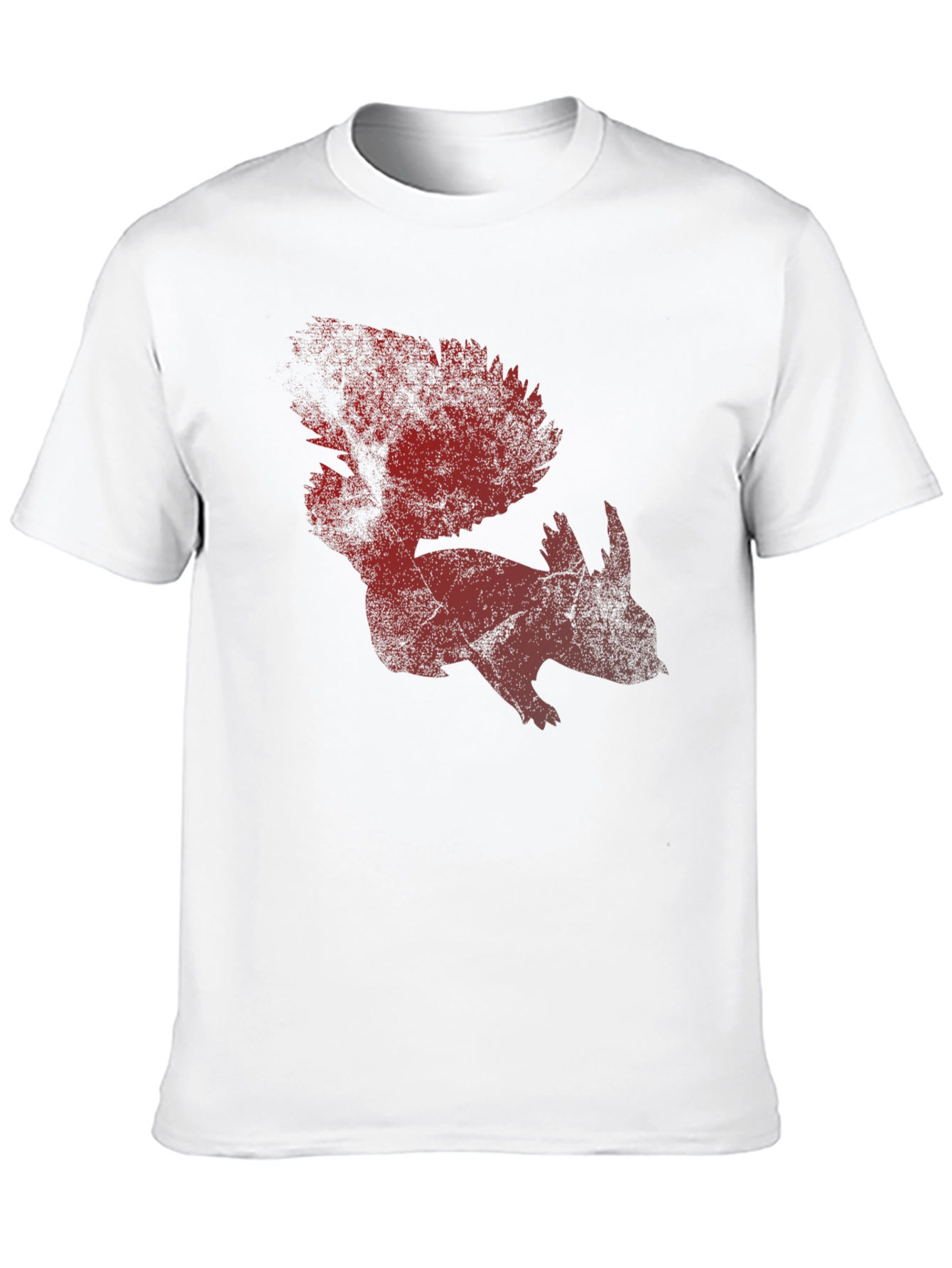 Red Squirrel Graphic T-Shirt - Mens Casual Tee