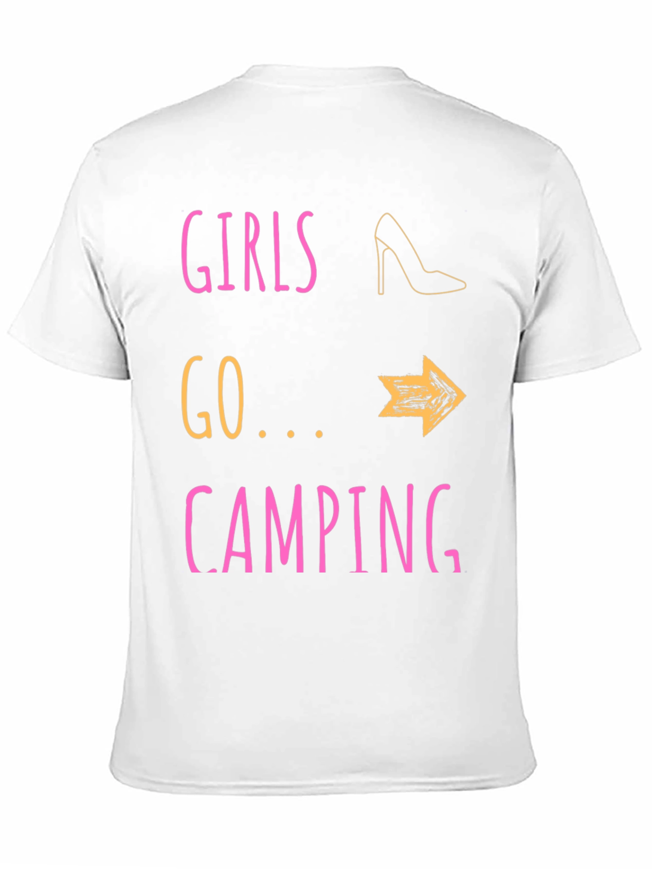 Girls Go Camping T-Shirt - Fun Outdoor Apparel