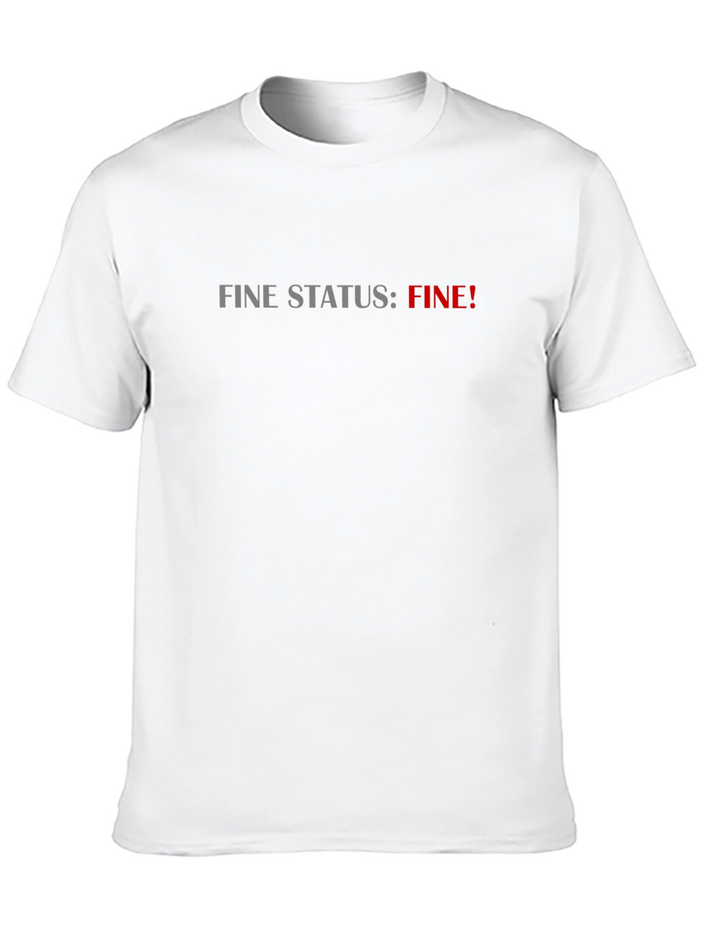Fine Status Fine Black T-Shirt