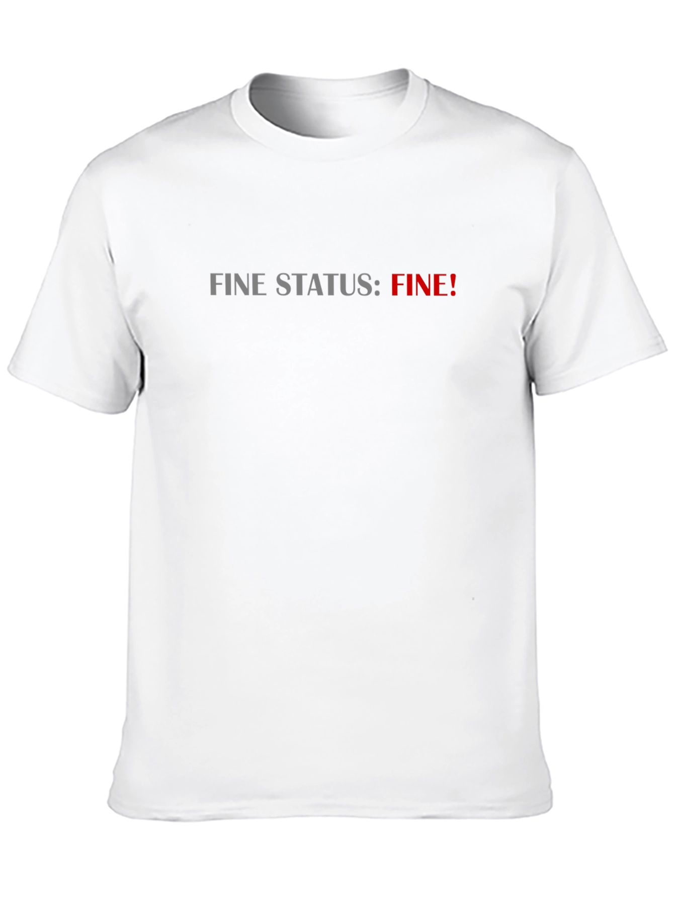 Fine Status Fine Black T-Shirt