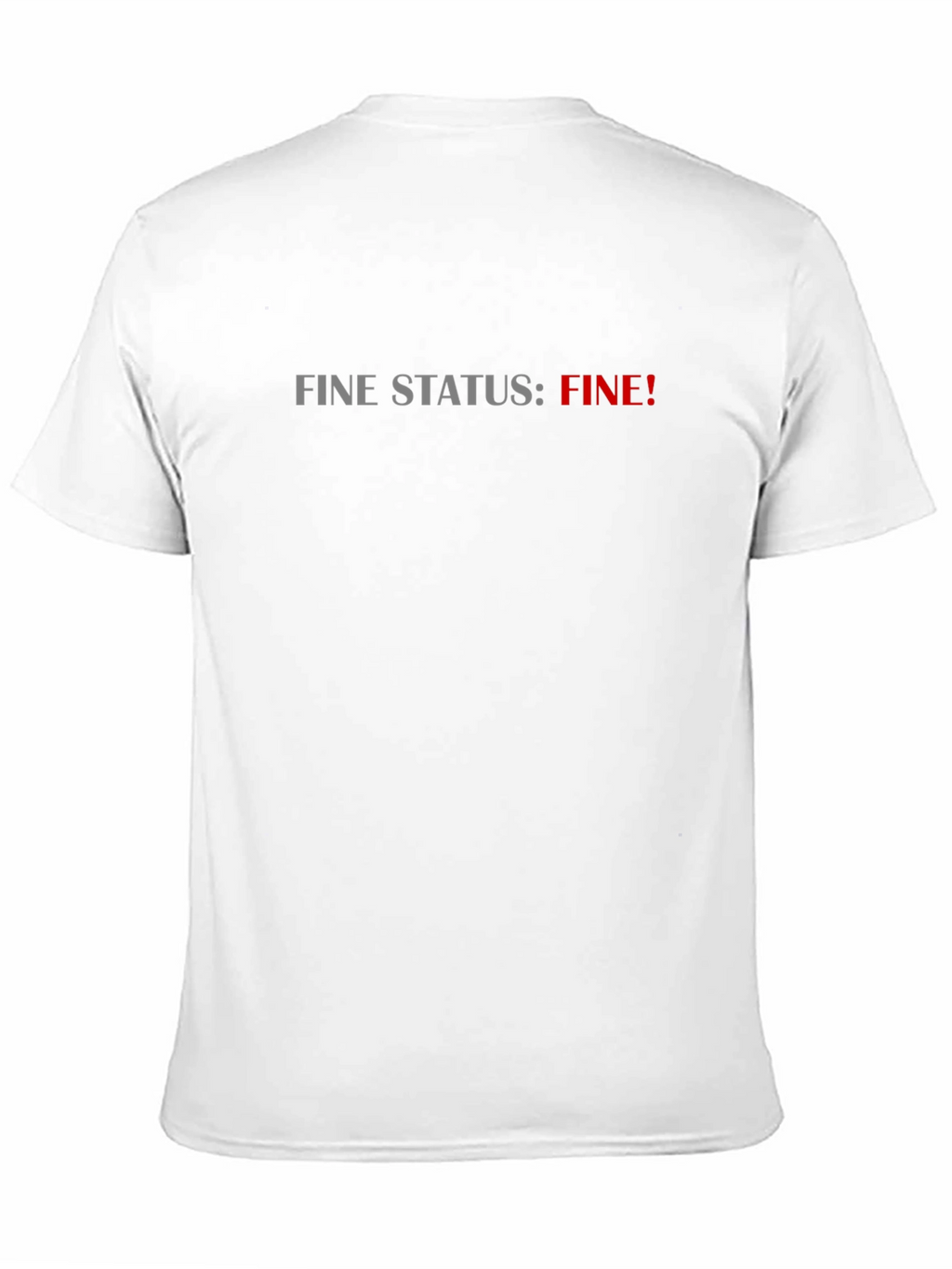 Fine Status Fine Black T-Shirt