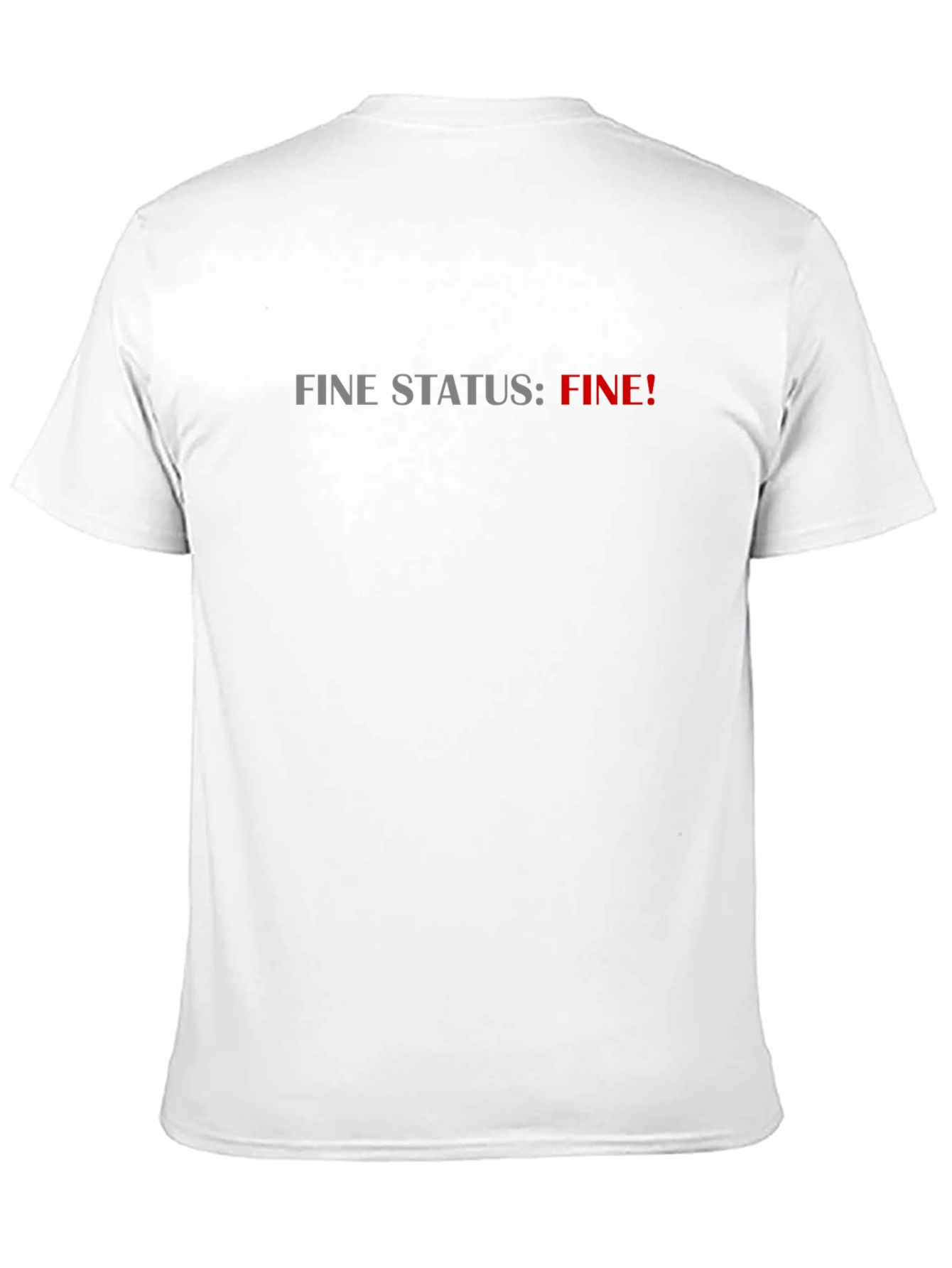 Fine Status Fine Black T-Shirt