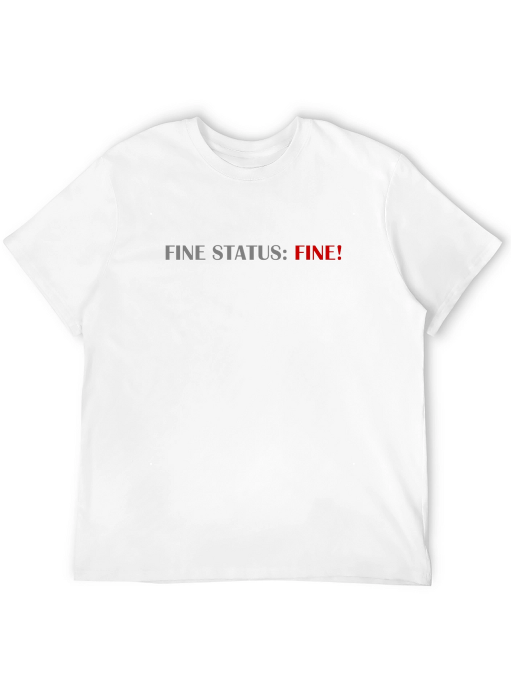 Fine Status Fine Black T-Shirt