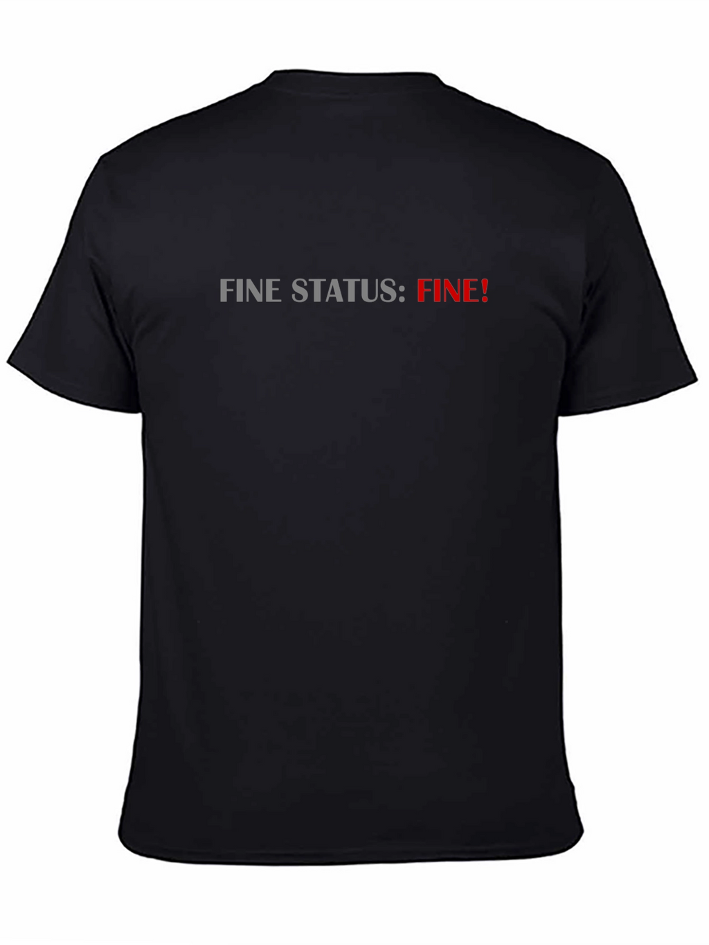 Fine Status Fine Black T-Shirt
