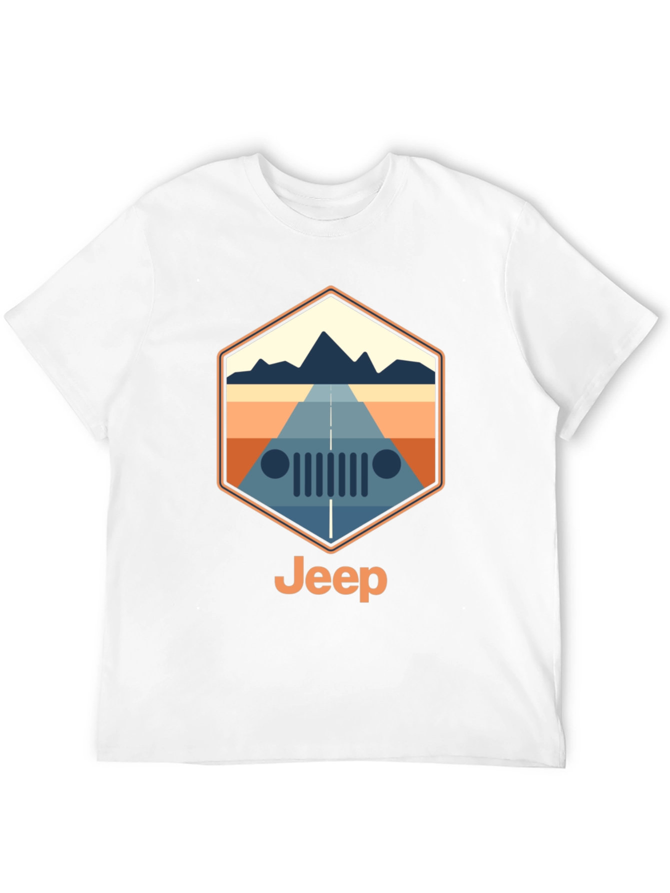 Jeep Mountain Road Trip T-Shirt - Black