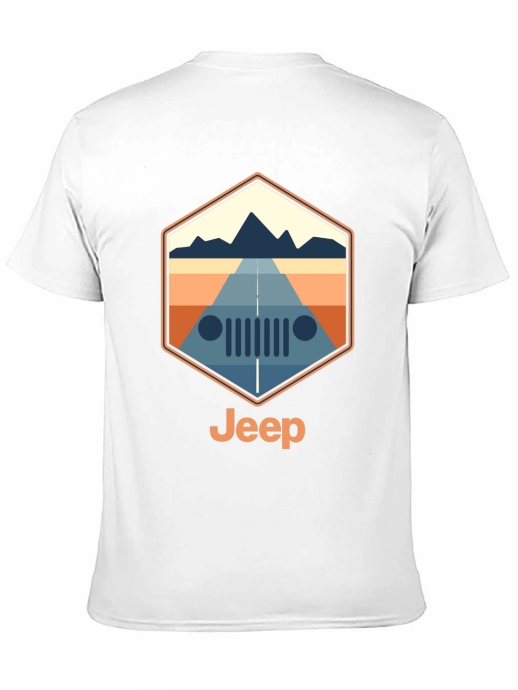 Jeep Mountain Road Trip T-Shirt - Black