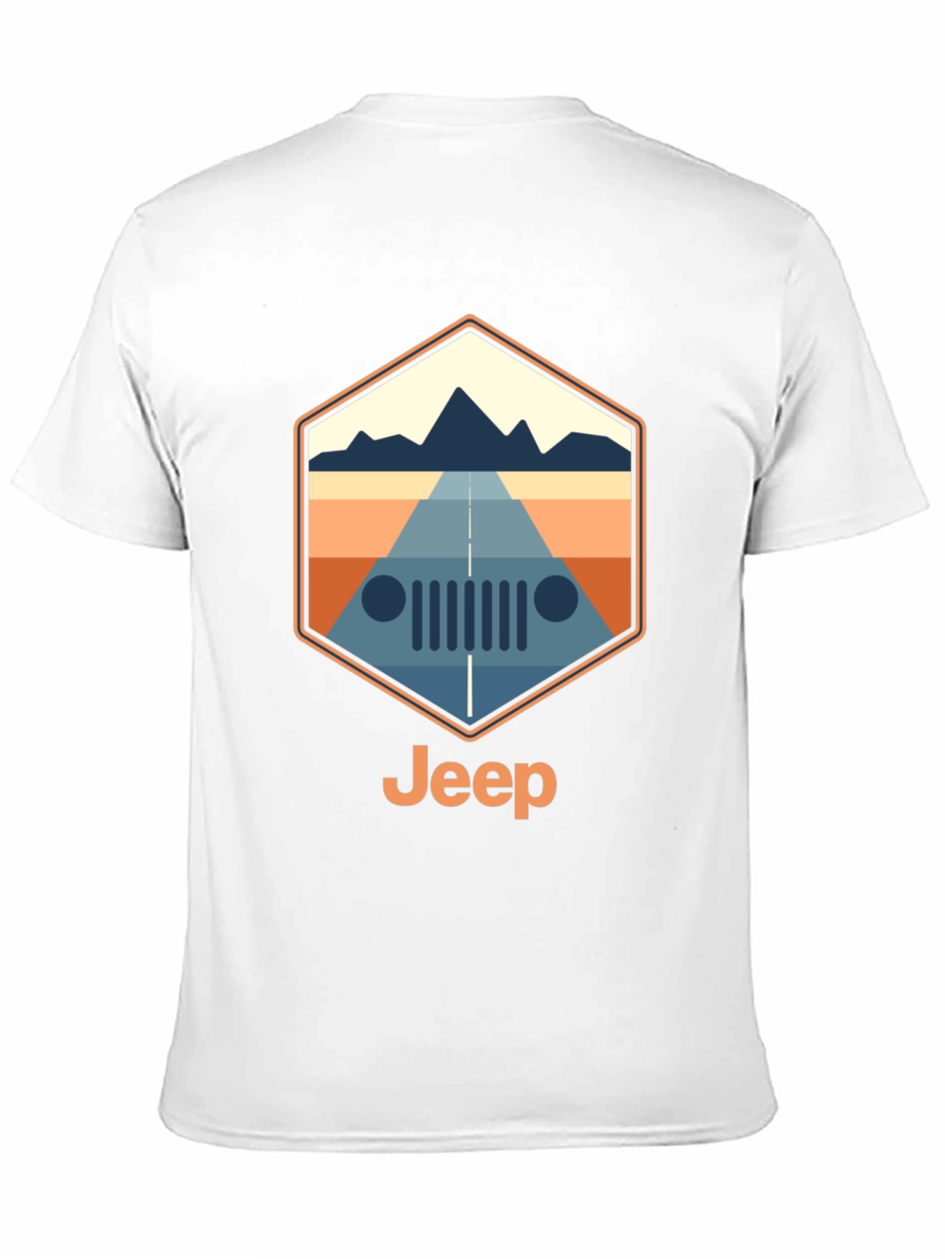 Jeep Mountain Road Trip T-Shirt - Black