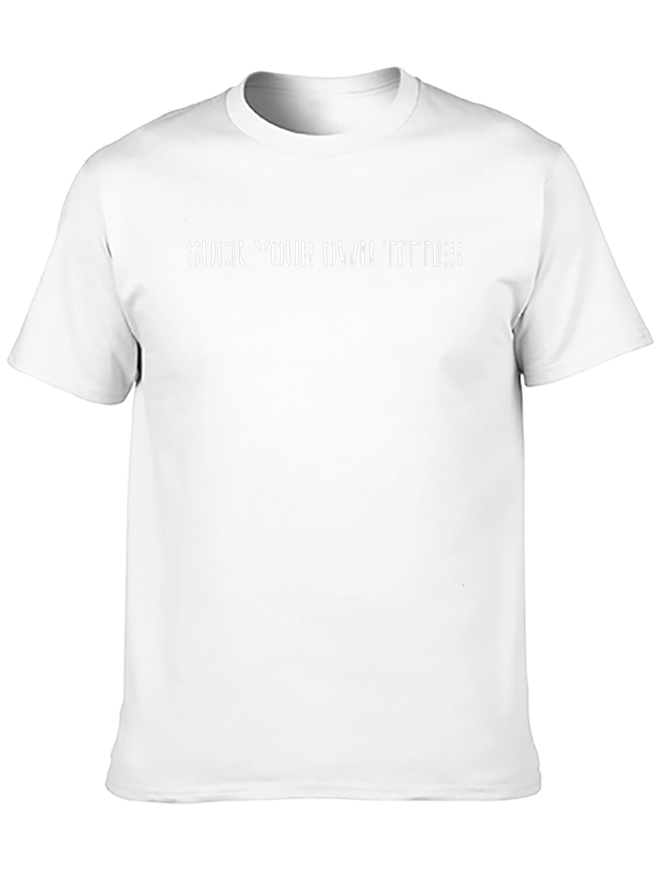 Suck Your Own Titties Funny Graphic T-Shirt