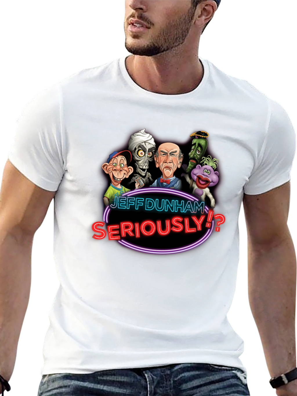 Jeff Dunham Seriously T-Shirt Black