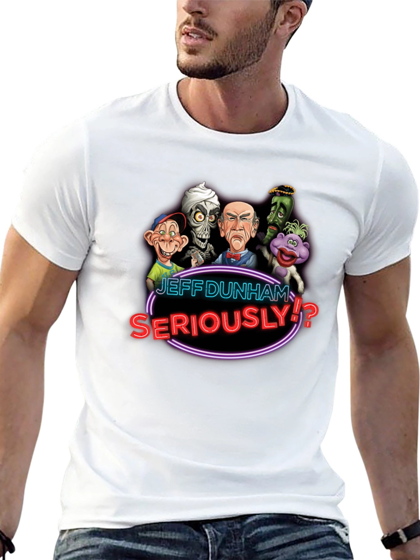 Jeff Dunham Seriously T-Shirt Black