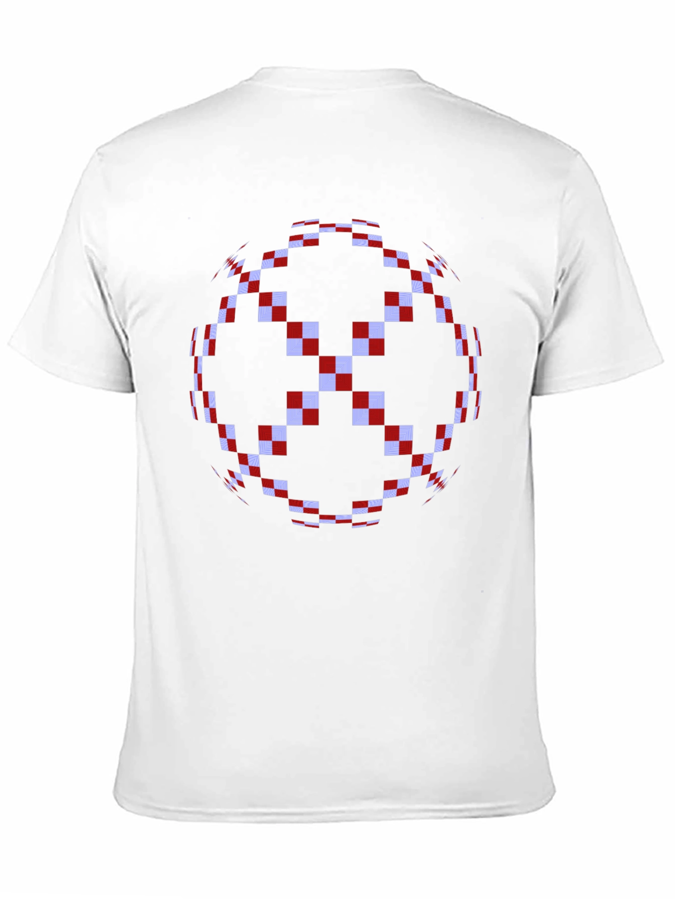 Pixelated Sphere Graphic Tee - Black