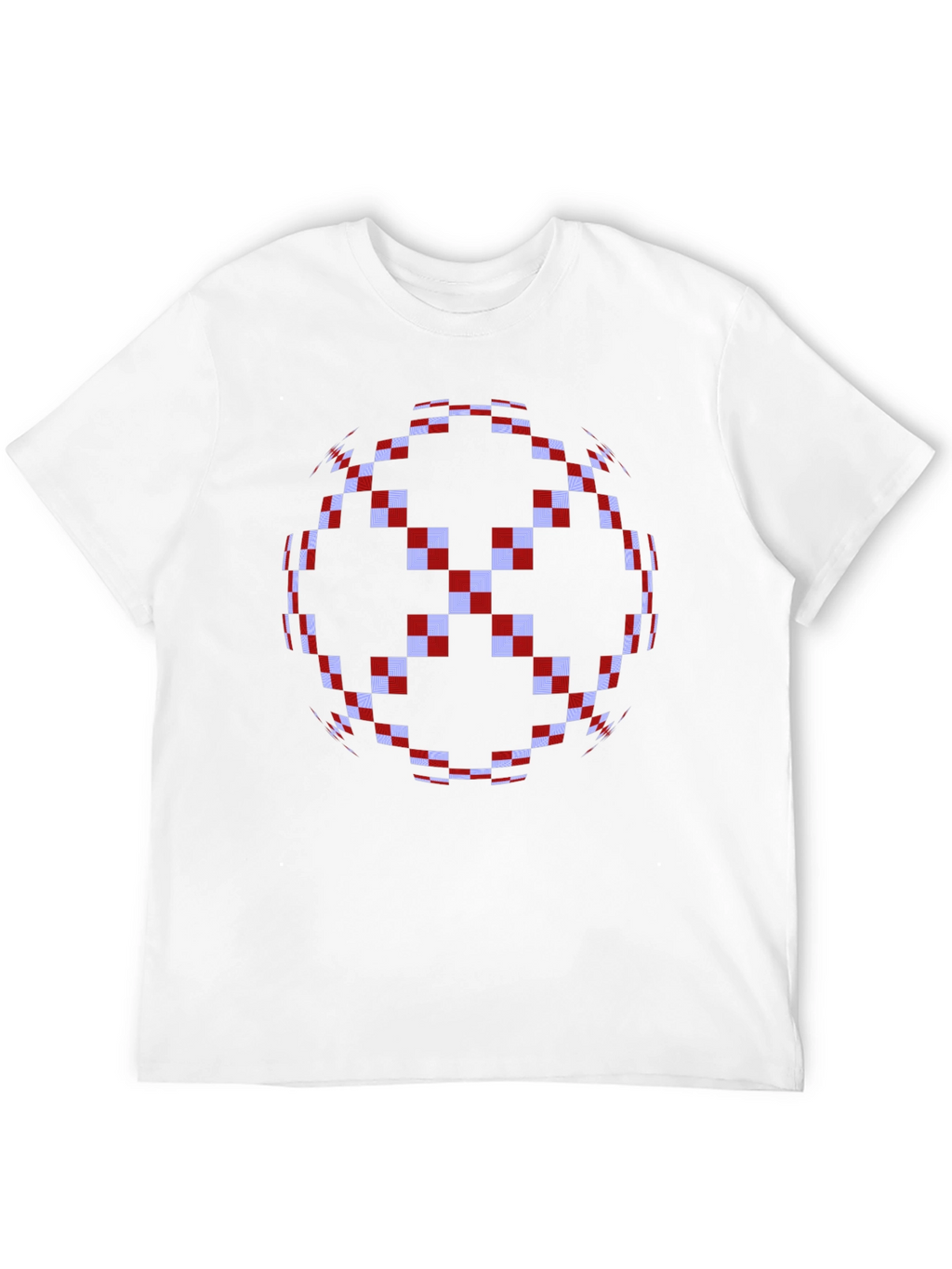 Pixelated Sphere Graphic Tee - Black