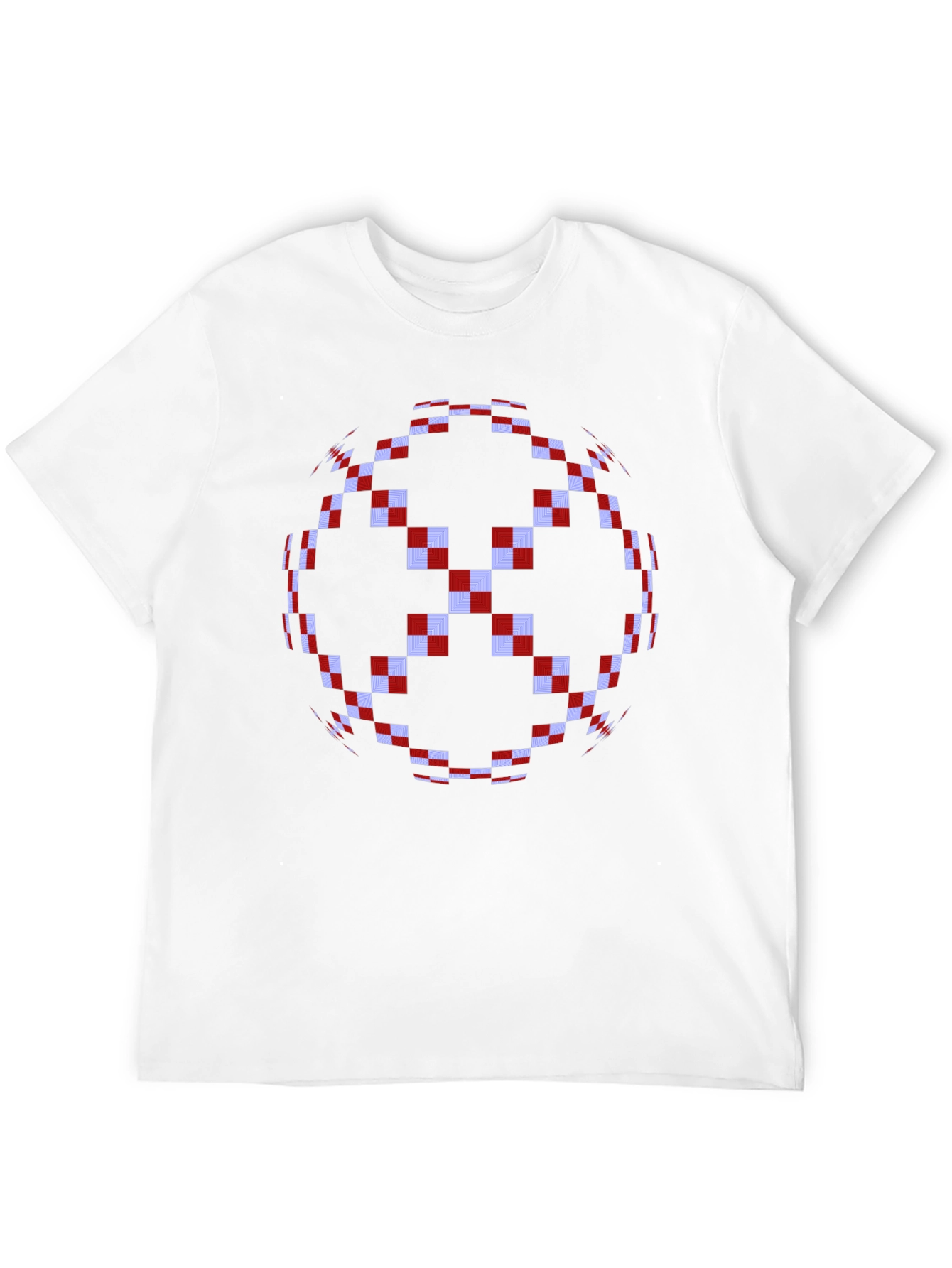 Pixelated Sphere Graphic Tee - Black