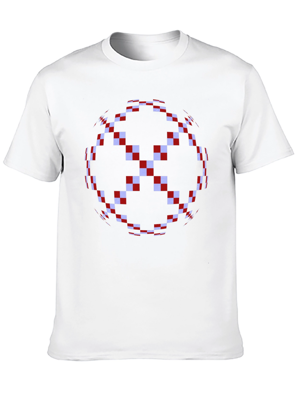 Pixelated Sphere Graphic Tee - Black