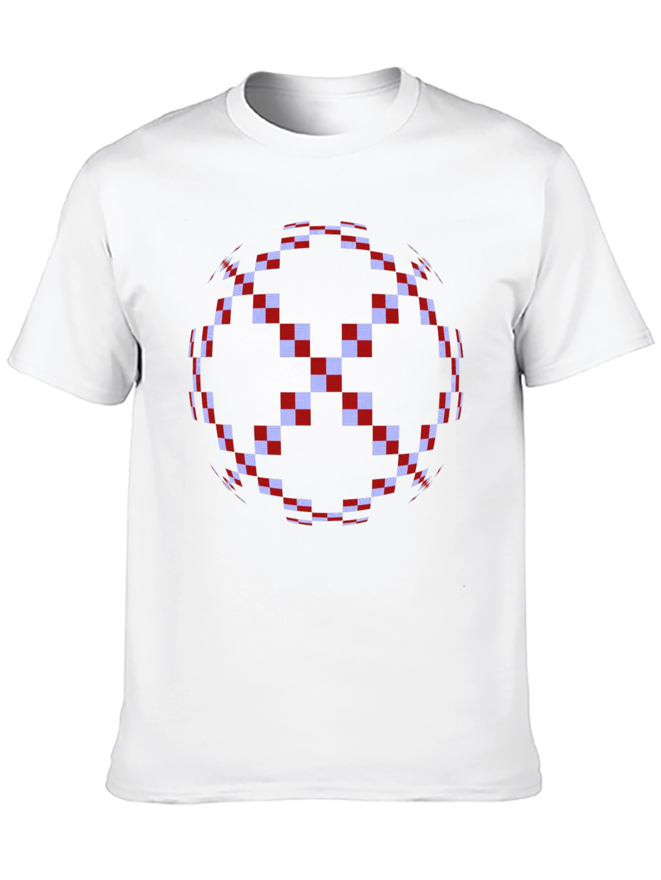 Pixelated Sphere Graphic Tee - Black