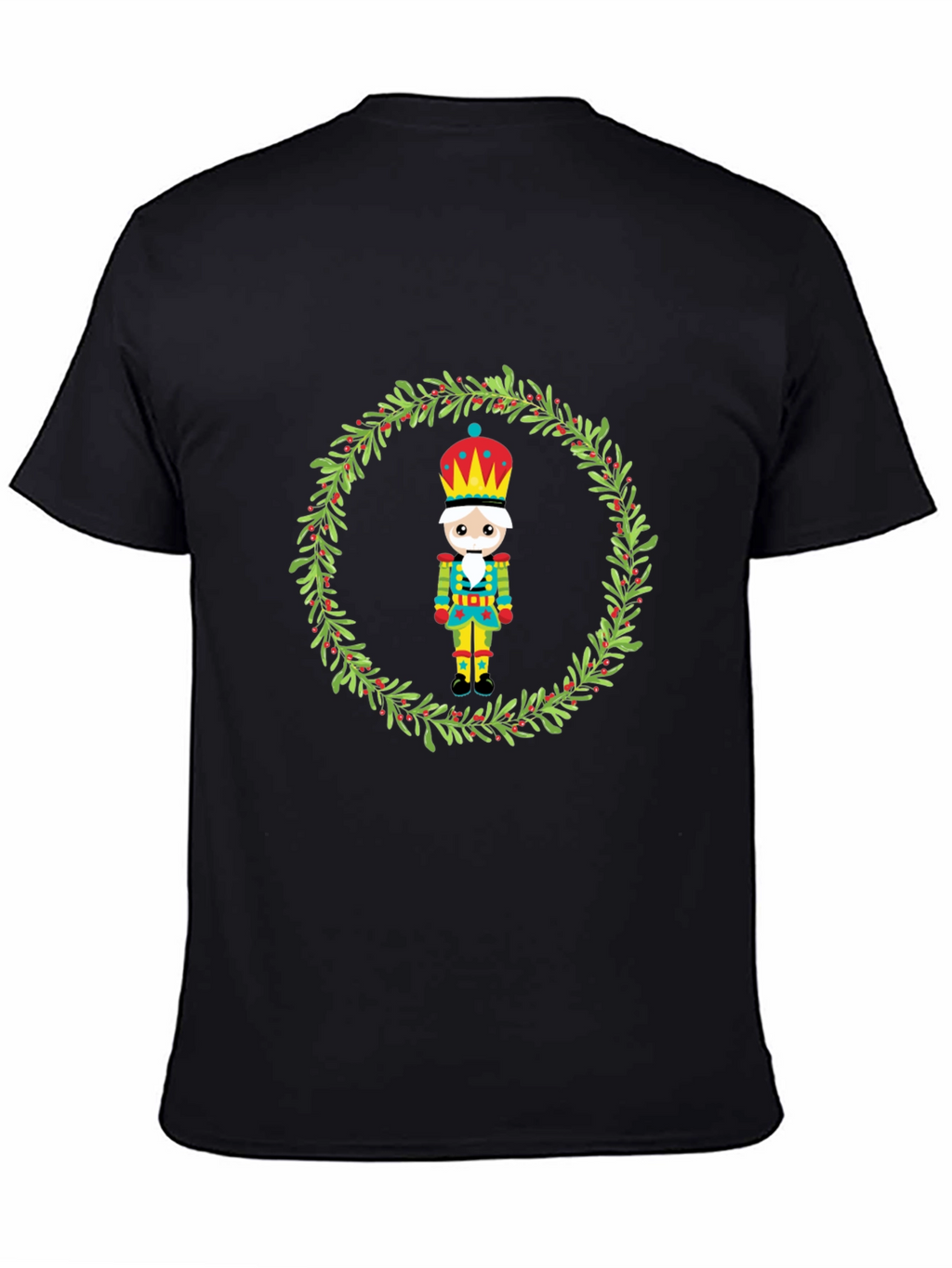 Festive Nutcracker Wreath Graphic Tee