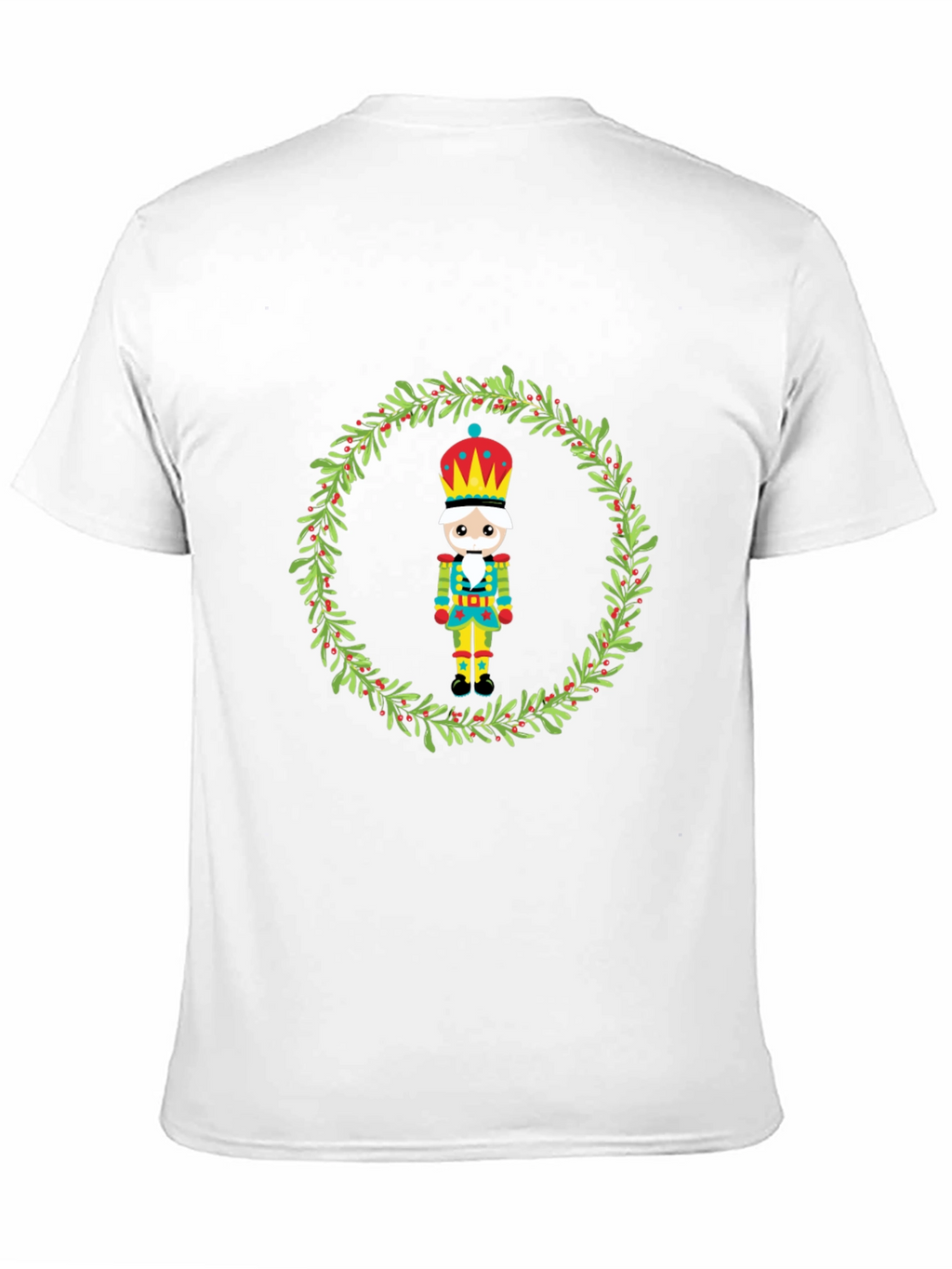 Festive Nutcracker Wreath Graphic Tee