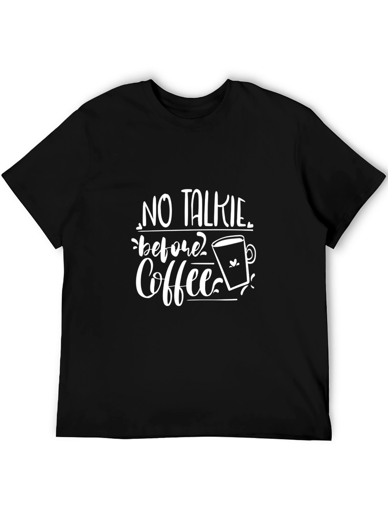 No Talkie Before Coffee Graphic T-Shirt