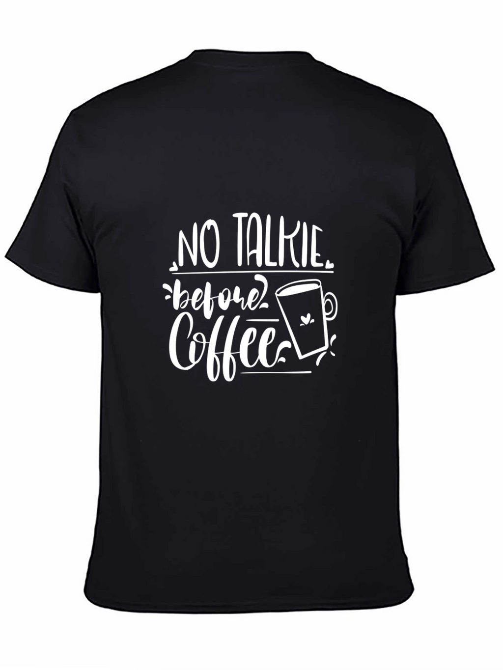 No Talkie Before Coffee Graphic T-Shirt