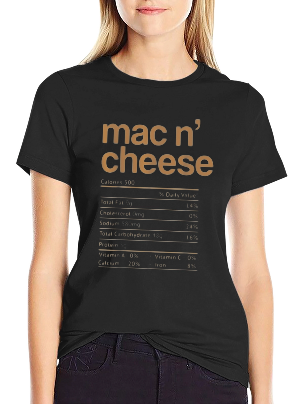 Mac n Cheese Nutrition Facts T-Shirt