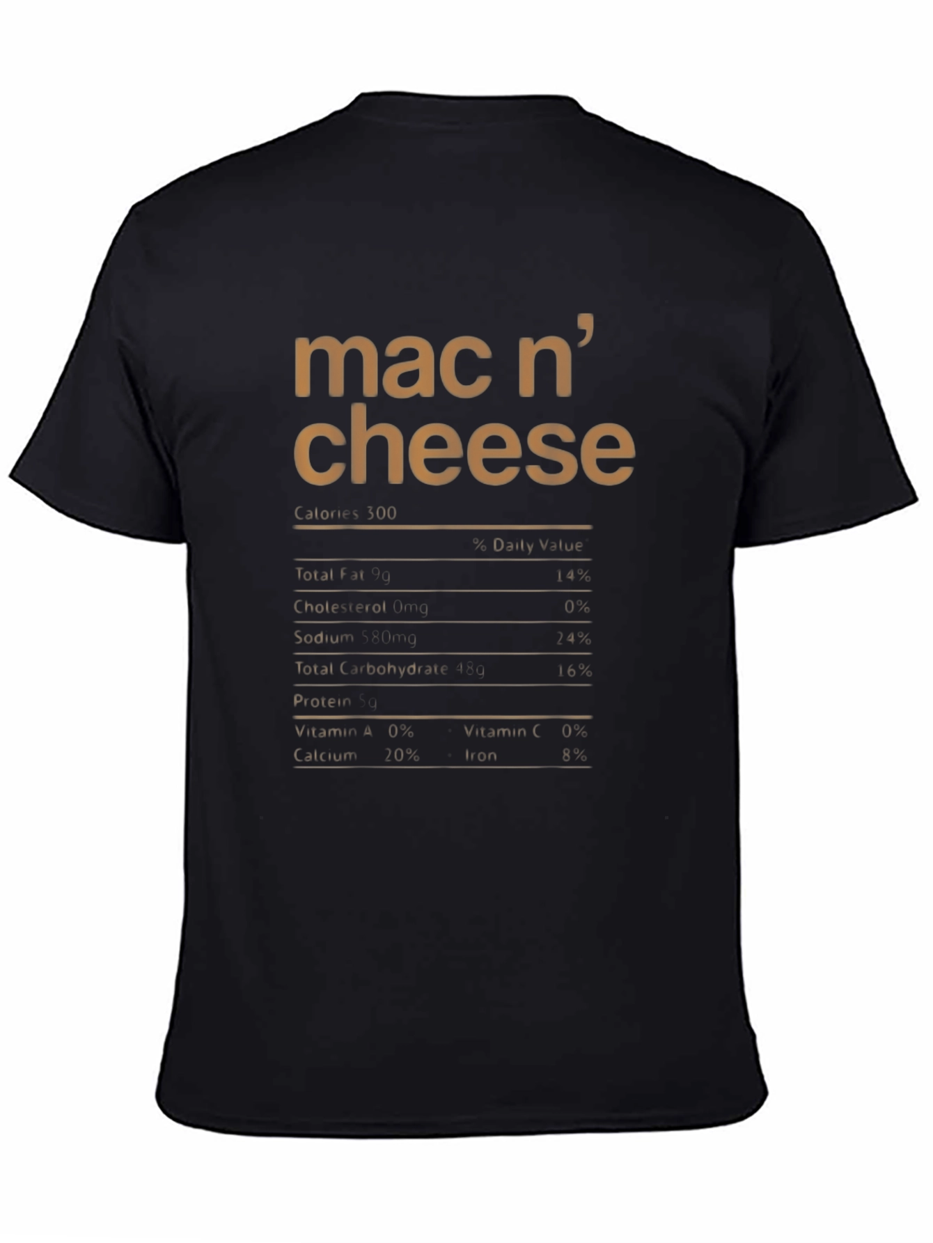 Mac n Cheese Nutrition Facts T-Shirt