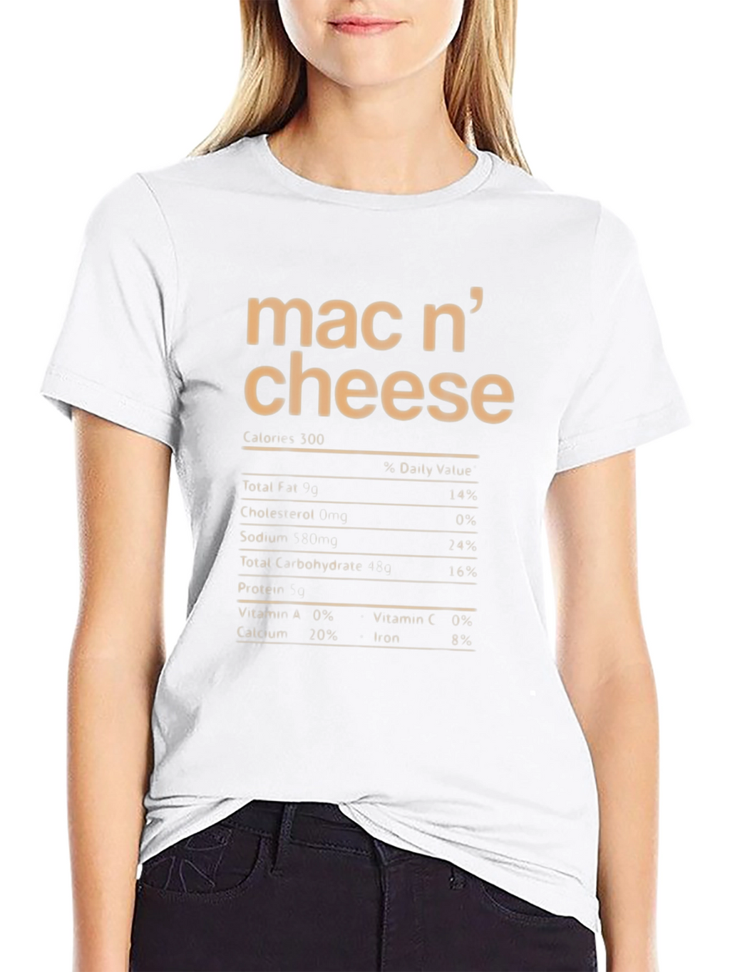 Mac n Cheese Nutrition Facts T-Shirt