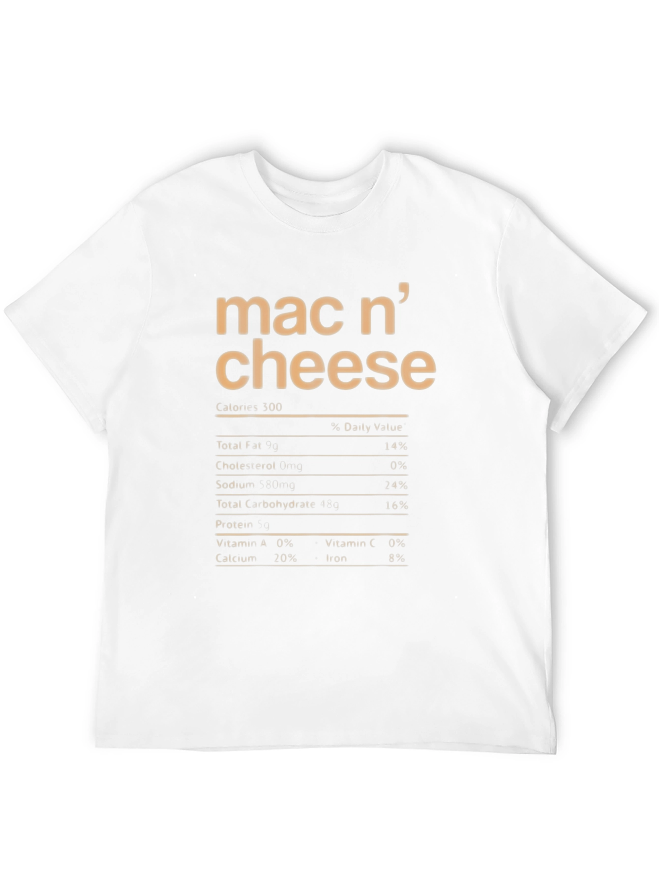 Mac n Cheese Nutrition Facts T-Shirt