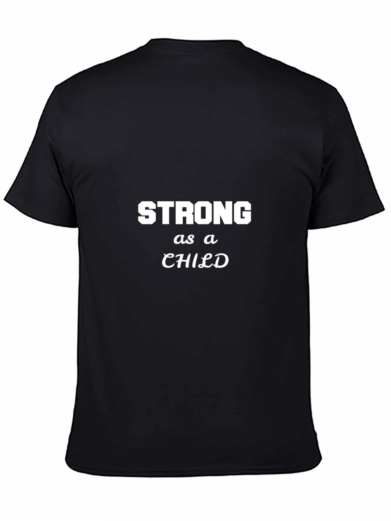 Strong As A Child Black Tee