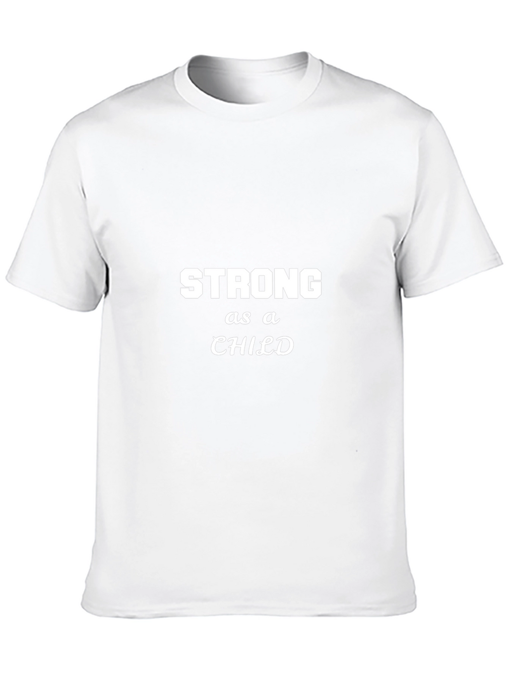 Strong As A Child Black Tee