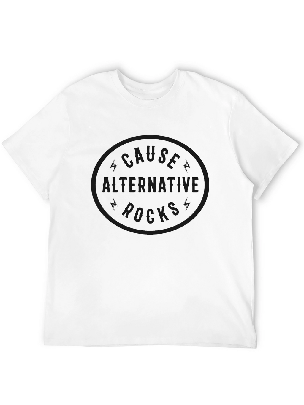 Cause Alternative Rocks Black T-Shirt - Stylish Graphic Tee