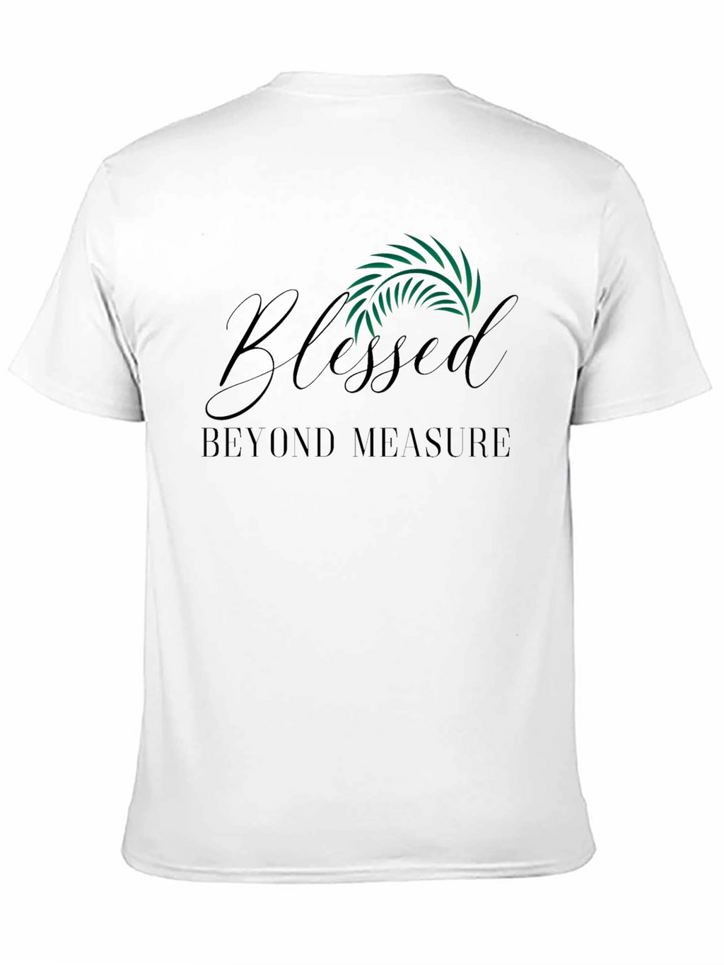 Blessed Beyond Measure Black Graphic Tee