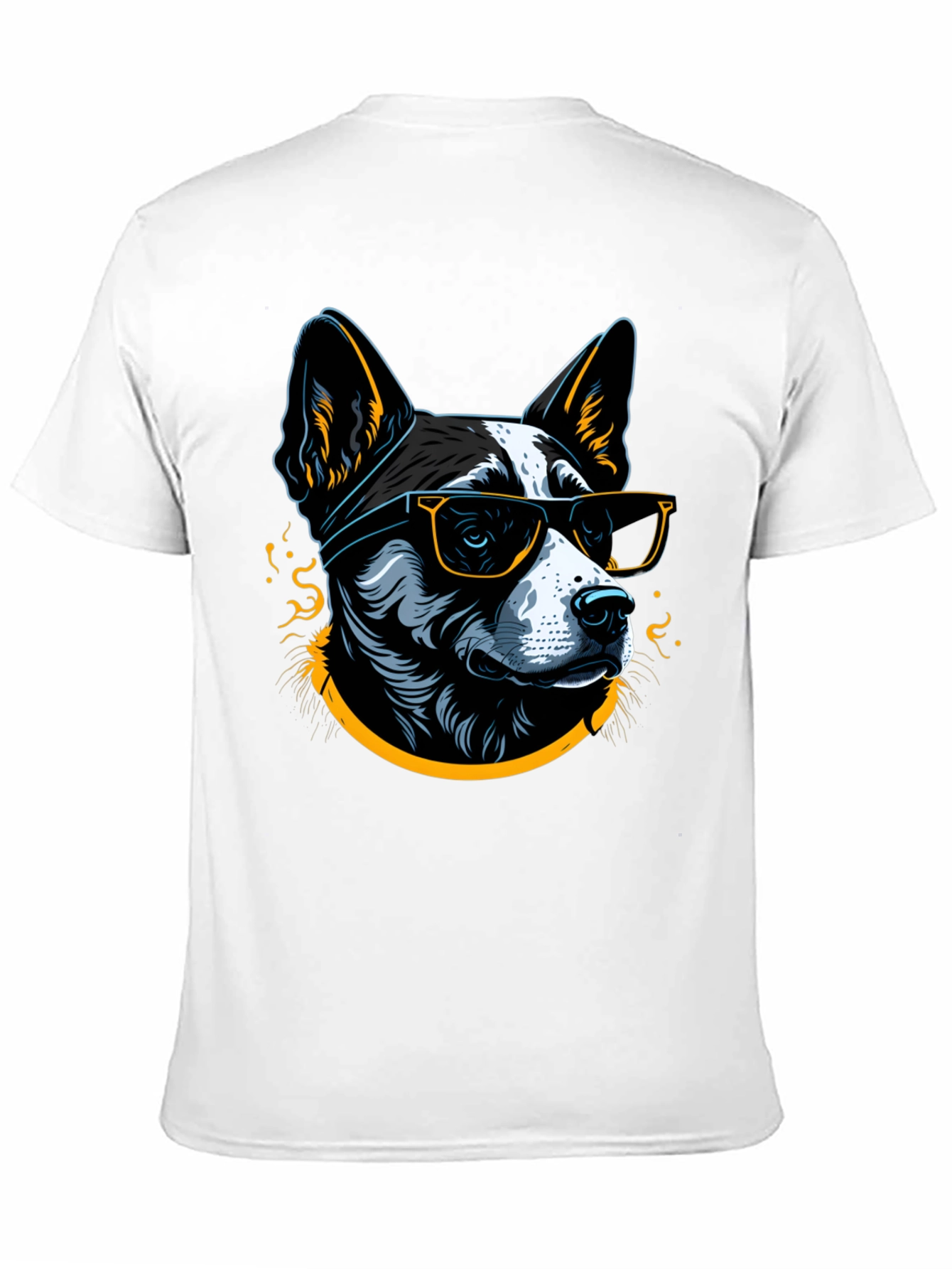 Cool Dog Graphic Tee - Mens Black T-Shirt