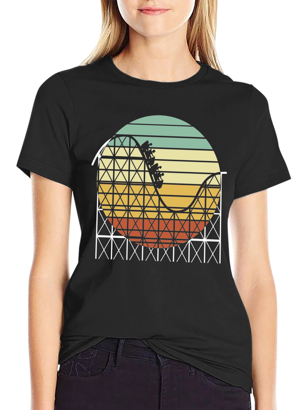 Retro Roller Coaster T-Shirt